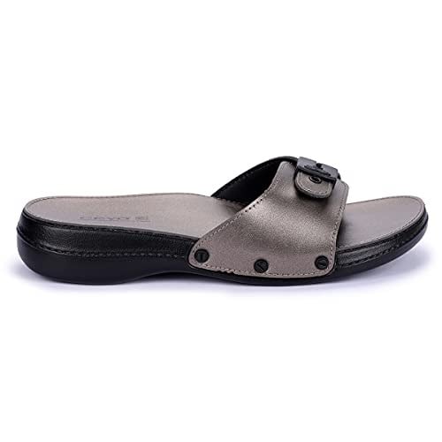 Ceyo 6500 Minelli Anatomik Kadın Terlik-Platin Platin 36 36 EU