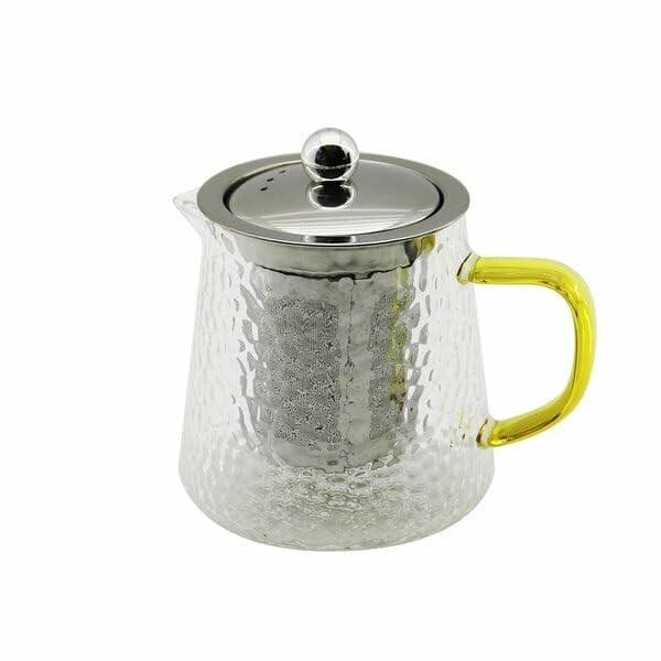 Chermik Yakut-9972 (550Ml) (Yuvarlak) (Kabartmalı & Borosilikat) Cam Demlik*48