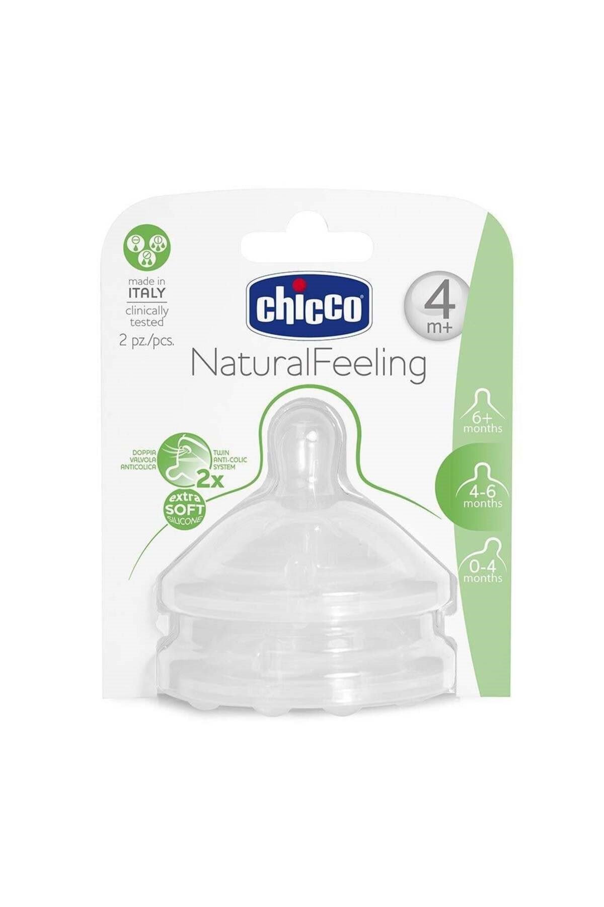 Chıcco Naturalfeelıng Biberon Emziği 4ay+ Akış Ayarlı 2 Li