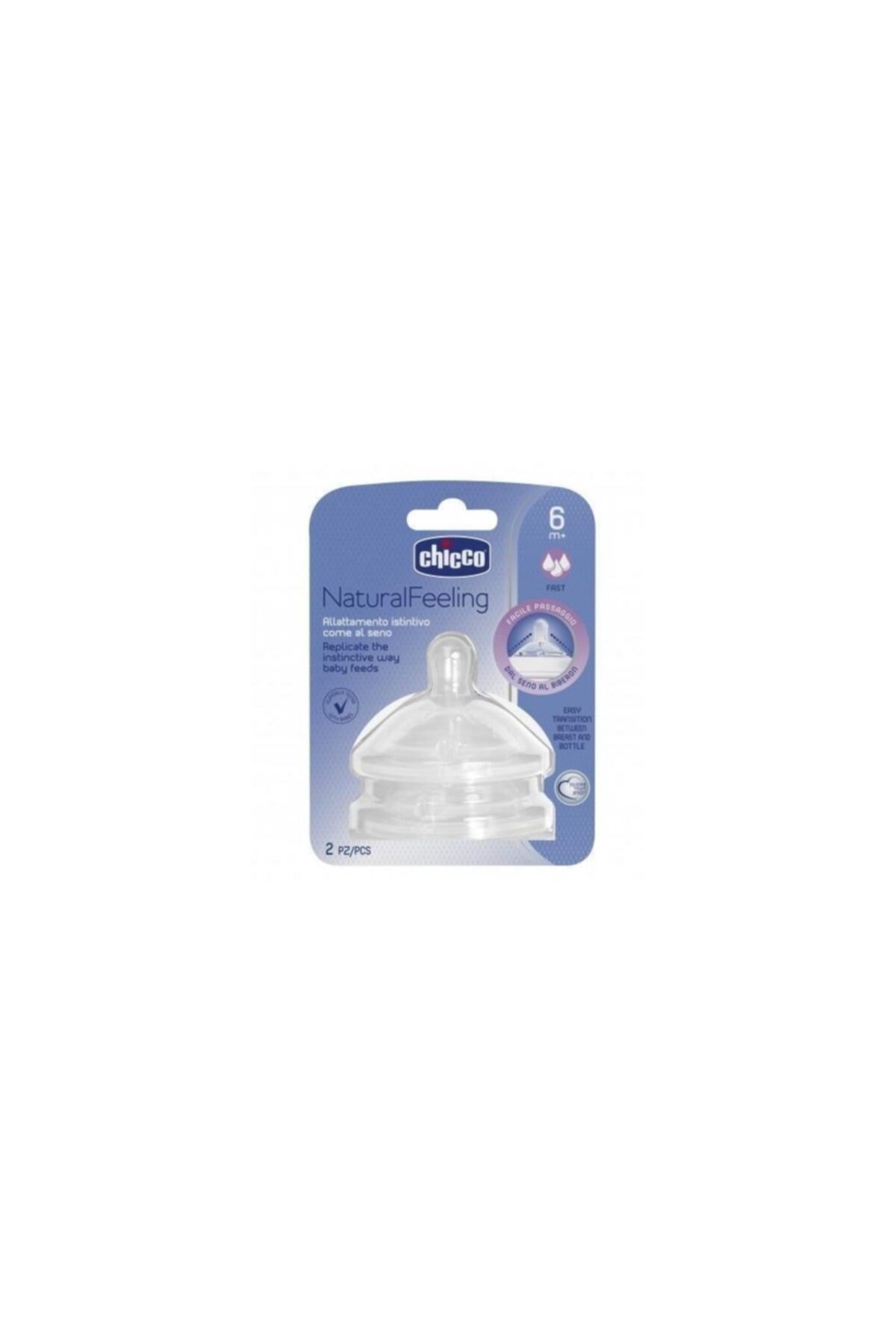 Chicco Naturalfeelıng Biberon Emziği 6ay+hızlı Akış 2 Li