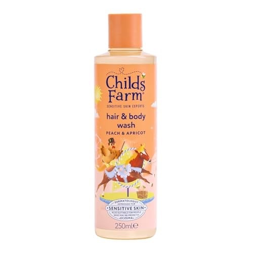 Childs Farm Şeftali ve Kayısı Özlü Çocuk Saç ve Vücut Şampuanı 250 ml