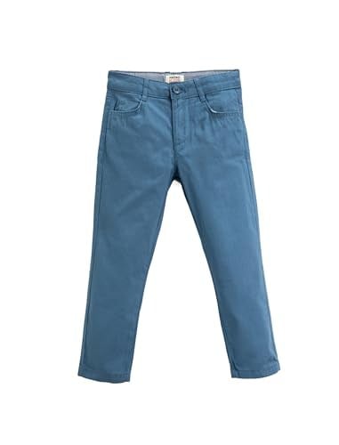 Chino Pantolon Cepli Slim Fit Pamuklu Beli Ayarlanabilir Lastikli