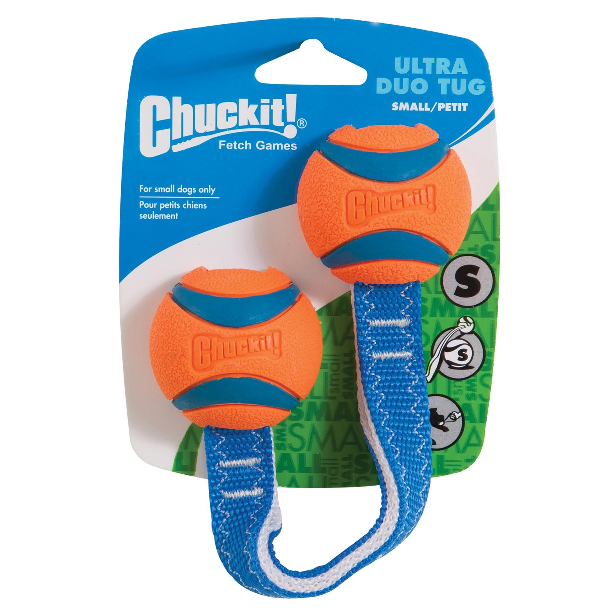 Chuckit! CH232101 Ultra Duo Tug Small - Seçenekler: Small (2 paketi), Small, M