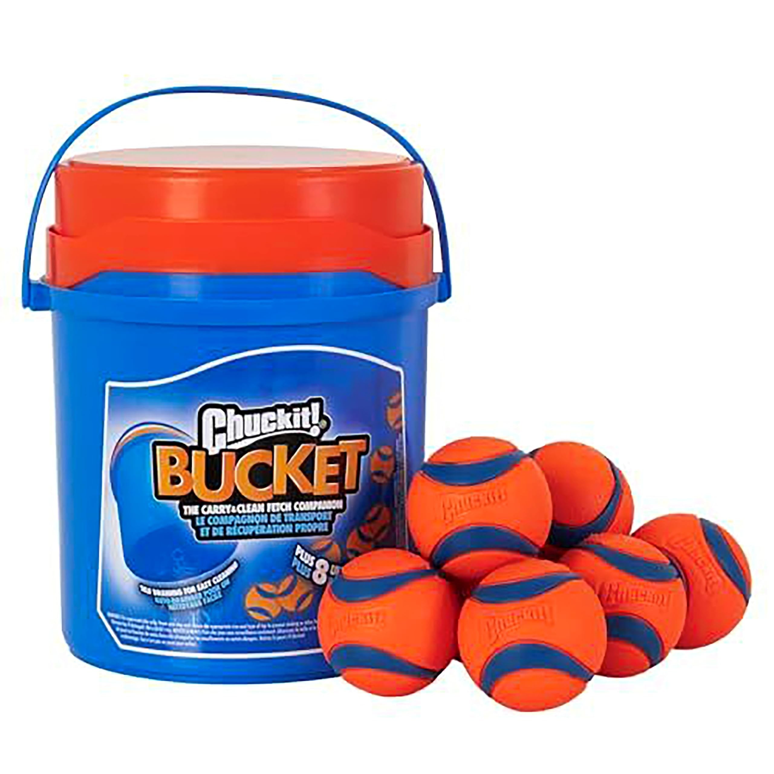 Chuckit! Özel Kova Seti - 8 adet Ultra Ball Medium ve Temizlik Kovası