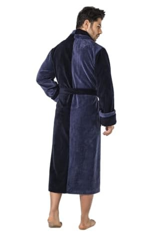Çift Renk Lacivert Füme Bambo Cotton Erkek Lacivert L/XL