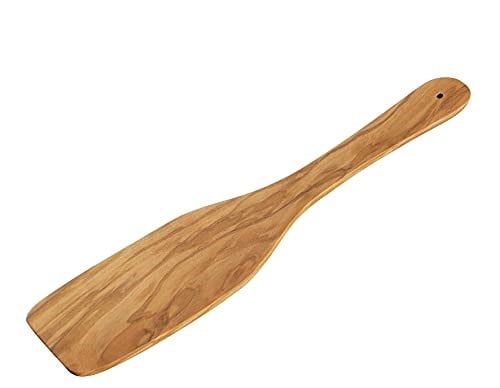 Cilio 182071 Kızartma tenceresi spatula, ahşap, kahverengi, 38 x 7 x 0,5 cm