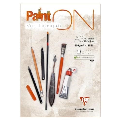 Clairefontaine Multi Teknik Çizim Defteri 40 Yapra - Seçenekler: A3 (29,7x42 cm), sortiert, 29,7 x 42 cm - Blok, 14...