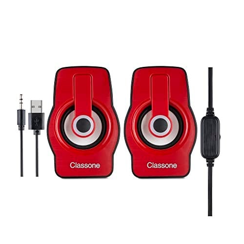 CLASSONE X1 RED RGB GAMİNG HOPARLÖR - KIRMIZI
