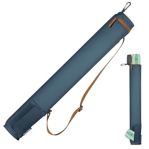 CleverMade 6 Kutu Soğutucu Kol - Ayarlanabilir Omuz Askılı Yalıtımlı 6'lı Paket Soğutucu Tüp, Kolay Erişim Açılabilir ve Neopren Saklama Cebi