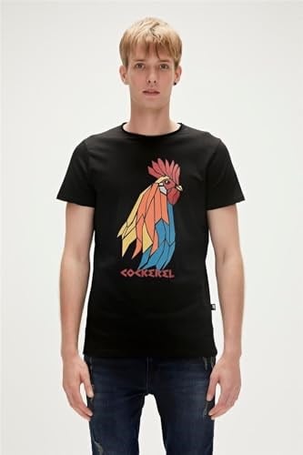 Cockerel Erkek T-Shirt - 23.01.07.012 Ekru