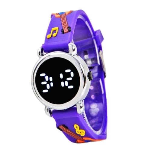 Çocuk Kol Saati Pinkoli Gitar Nota Figürlü (04-09 Yaş) Led Bileklik ST-304152