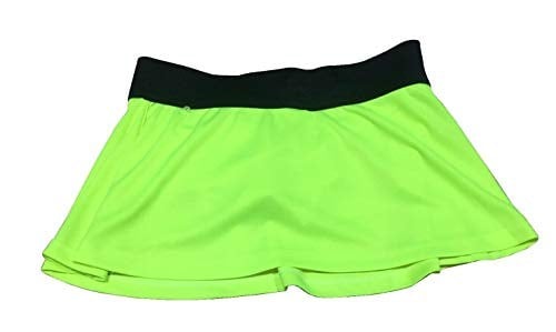 Çocuk Tenis Eteği Neon Sarısı