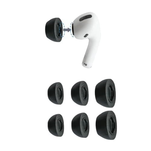 Comply Apple AirPods Pro Generation 1 & 2 için Köpük Kulak Uçları, Çeşitli S, M & L, 3 Çift - Üstün Konfor, Sarsılmaz Uyum, Hafızalı Köpük Kulaklık Uçları, Kulaklık Değiştirme İpuçları, ABD'de