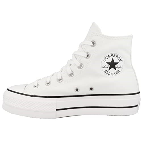 Converse Bayan CTAS Lift Hi Black White spor ayakkabı Siyah Size: