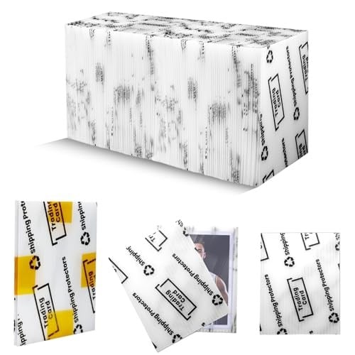 Coolrunner 200 Paket Ticaret Kartı Nakliye Koruyucu 8,9 cm x 11,5 cm Plastik Kart Koruyucuları Kart Postaları Ticaret Kartları için Dayanıklı Kart Koruyucuları Kart Kırıcılar için Sert Plastik Dairele