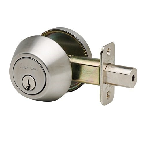 Copper Creek DB2410SS Tek Silindir Sürgü, Standart Boyut, Saten Paslanmaz