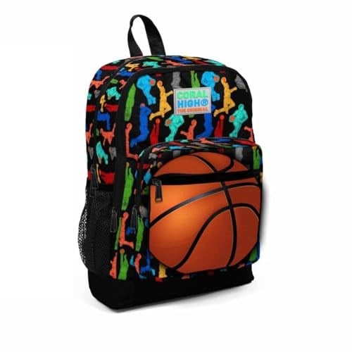 Coral High Kids Dört Gözlü Erkek Çocuk İlkokul Çantası - Basketbolcu- USB+AUX Soketli