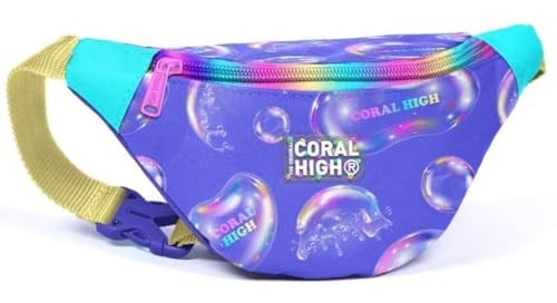Coral High Lavanta Pembe Baloncuk Baskılı Kız Çocuk Bel Çantası
