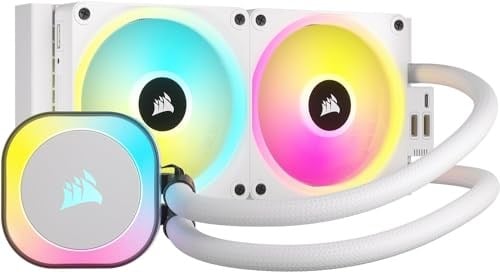 CORSAIR iCUE LINK H100i RGB AIO Sıvı İşlemci Soğutucusu - Beyaz (CW-9061005-WW)