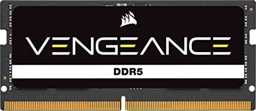 CORSAIR Vengeance SODIMM DDR5 RAM 32GB (1x32GB) 5600MHz CL48-48-48-90 1.10V Intel XMP 3.0 Dizüstü Bilgisayar Belleği - Siyah (CMSX32GX5M1A5600C48)