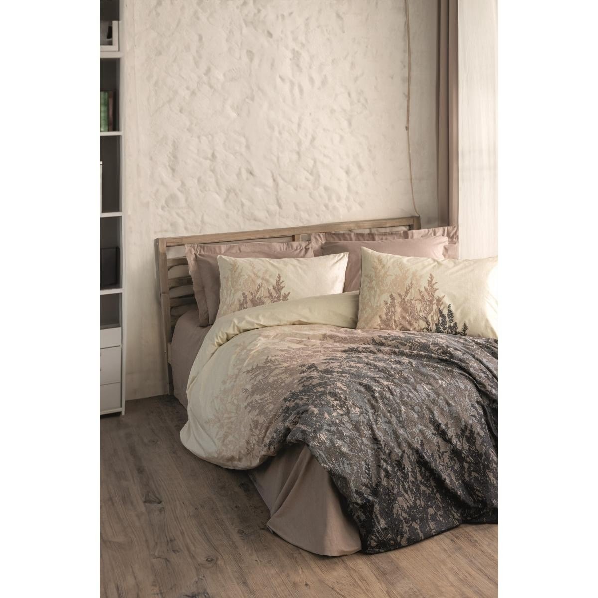 Cotton Box Dual Çift Kişilik Nevresim Takımı Lindon Bej