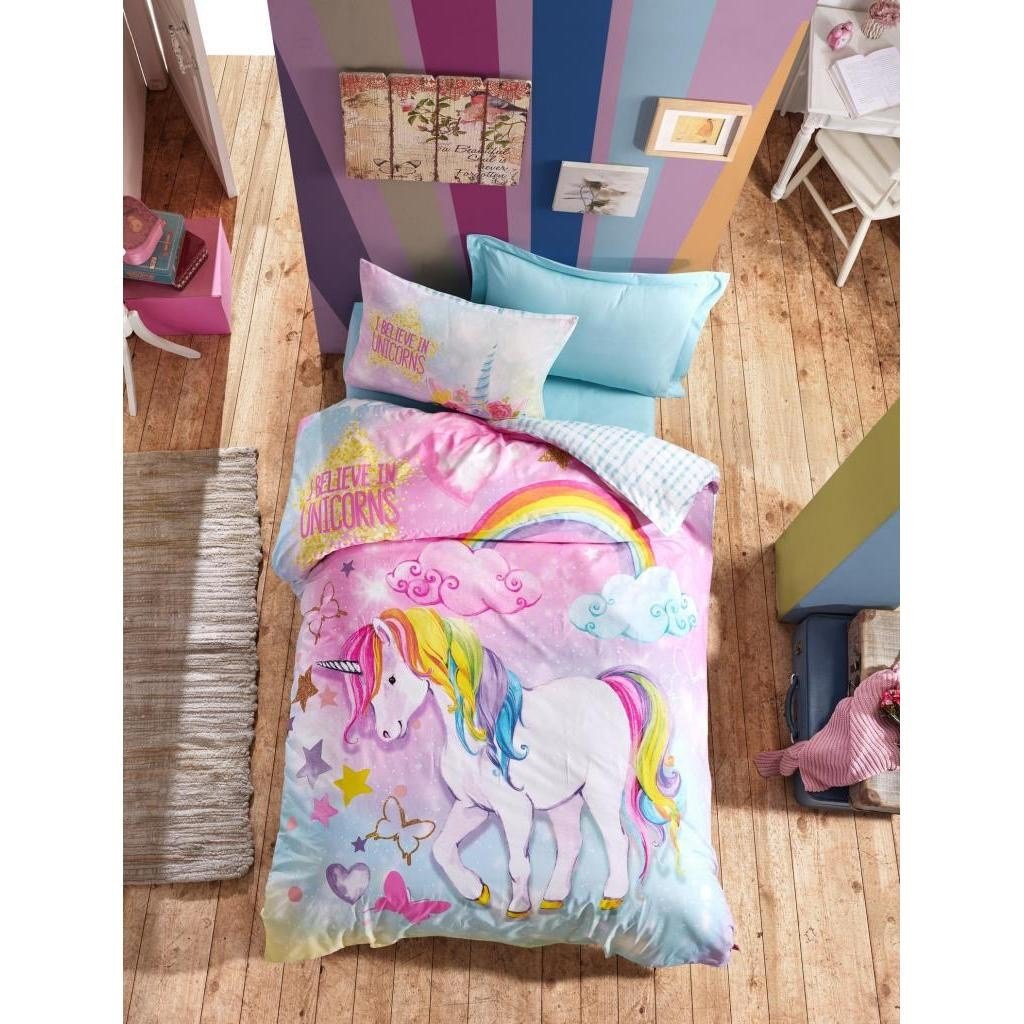 Cotton Box Junior Ranforce Tek Kişilik Nevresim Takımı Dream Mint