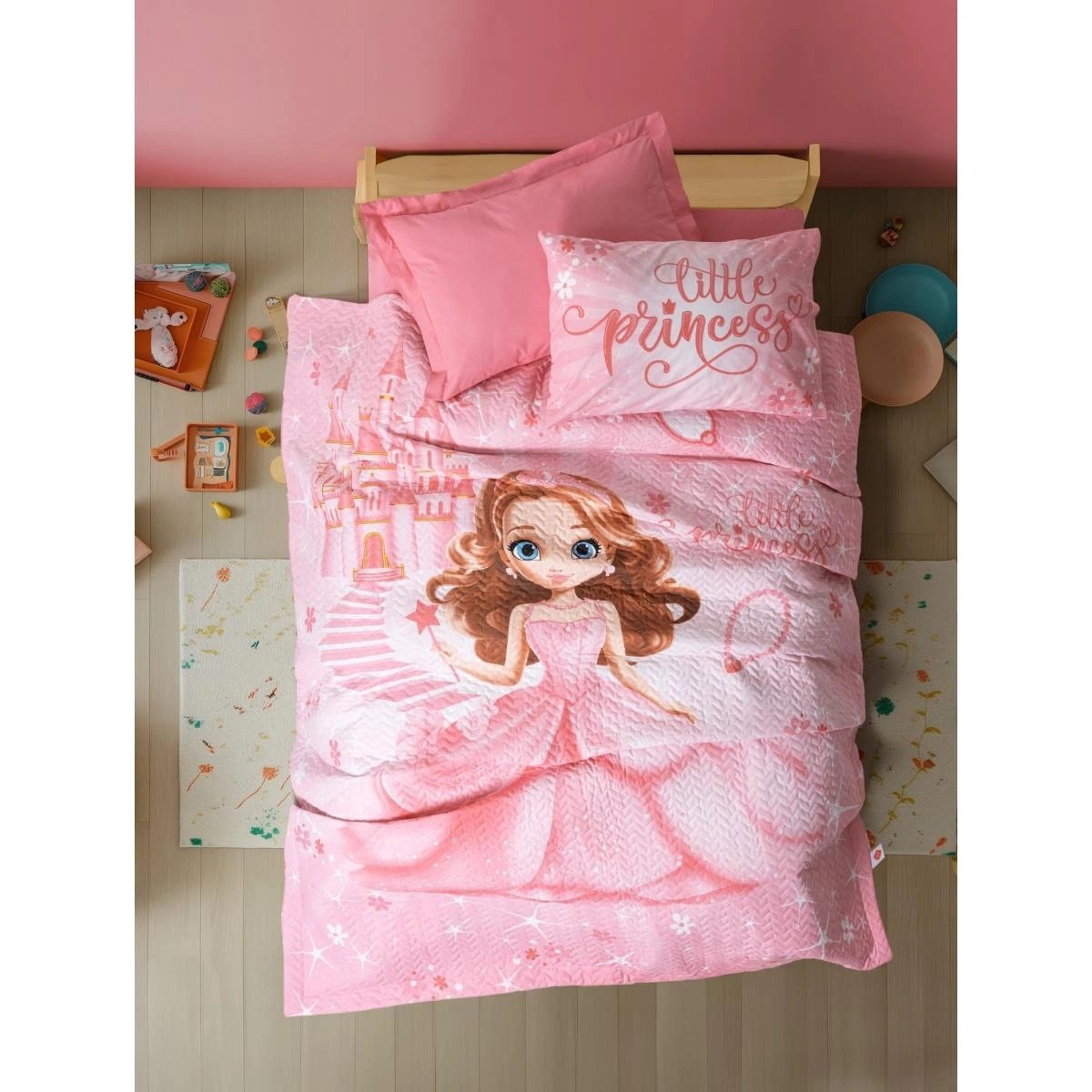 Cotton Box Junior Tek Kişilik Complete Set Gimbiya Pembe
