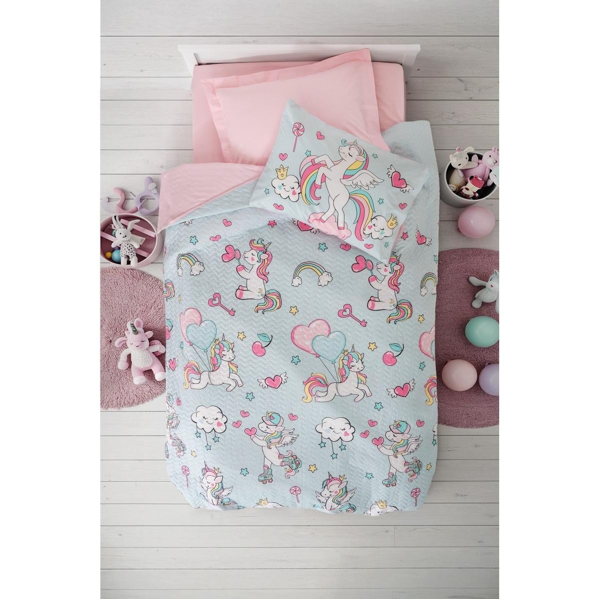 Cotton Box Junior Tek Kişilik Complete Set Twinka Pembe