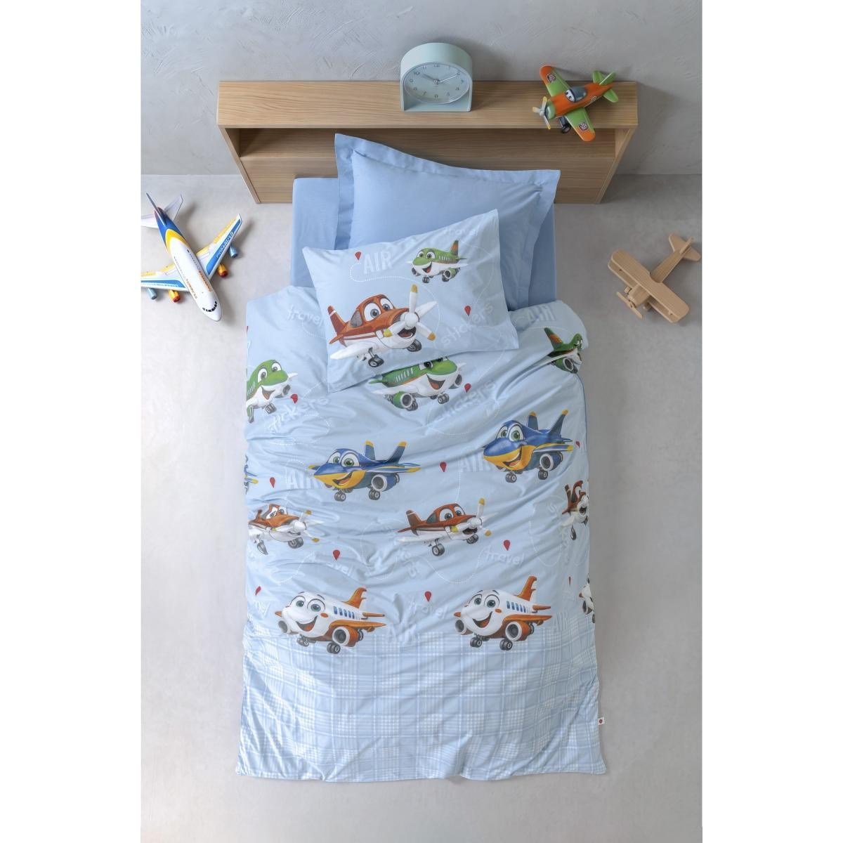 Cotton Box Junior Tek Kişilik Nevresim Takımı Jetty İndigo