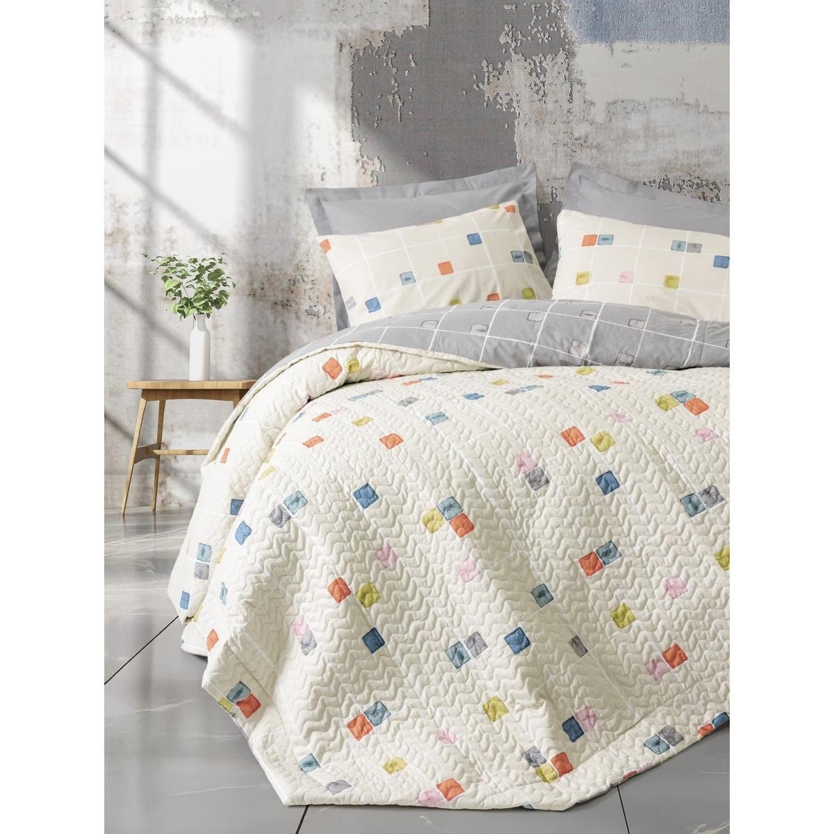 Cotton Box Minimal Tek Kişilik Complete Set Evo Gri