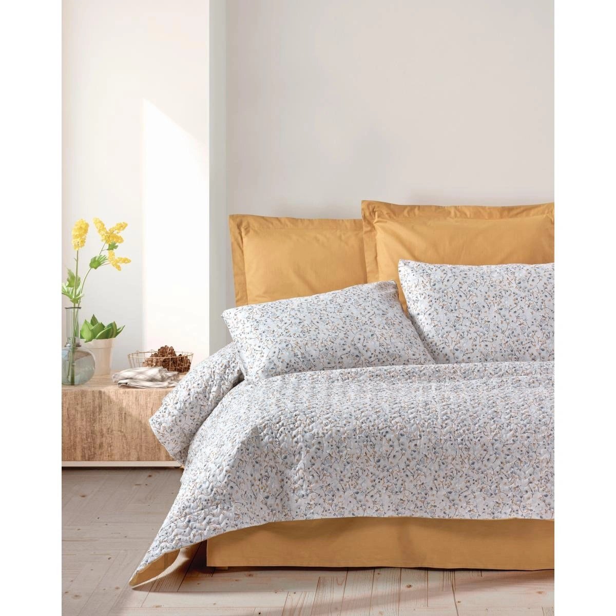 Cotton Box Petite Tek Kişilik Complete Set Posy Bej
