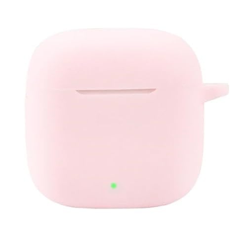 Coverzone Huawei FreeBuds SE 2 ile Uyumlu Kulaklık Kılıf Darbeye Dayanıklı Silikon Yumuşak Koruyucu Toz ve Kirden Koruyan Huawei FreeBuds SE 2 ile Uyumlu (Açık Pembe)