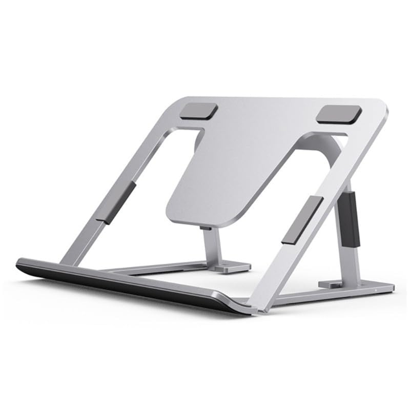 Coverzone iPad Uyumlu Tablet Standı Yüksekliği Ayarlanabilir Tutucu Tok Alüminyum 14 inç Notebooklar ile Uyumlu Pedli Kaymaz Tasarım%100 Tok Alüminyum Alaşımlı Katlanır ZR749 (ZR749)