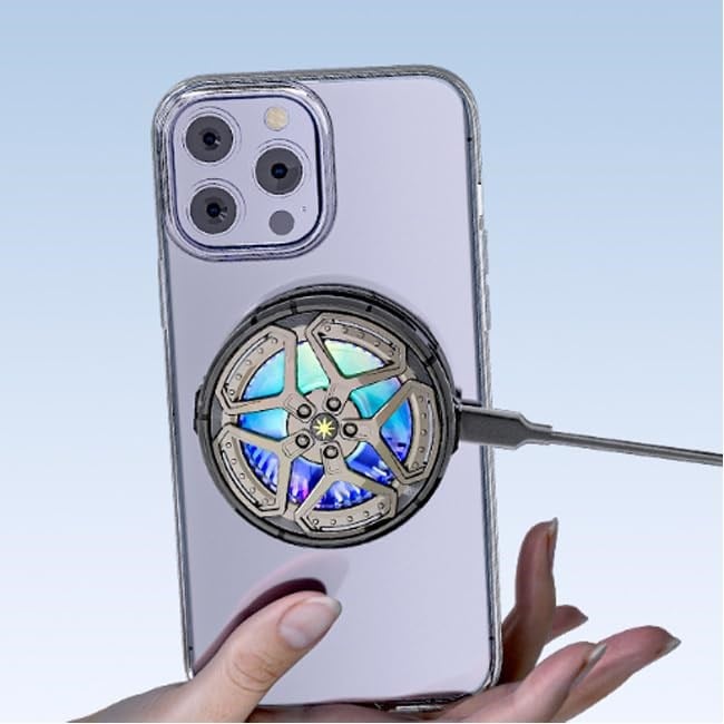 Coverzone Profesyonel Kablolu Yarı iletken Şok Buzlama Telefon Soğutucu Fan Hem Magnetic Hem Kıskaçlı Gamer Oyuncu Radyatör Şok Soğutma Fanı Yeni Nesil Teknoloji Soğutma Fanı (J81)