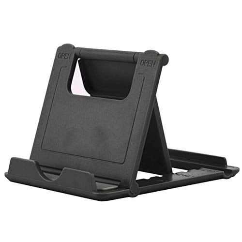 Coverzone Univarsal Masa Üstü Tablet Standı 5 farklı açıda ayarlanabilir Yan veya düz konum alabilen, Telefon ve Tablet Standı Fold Stand (Siyah).