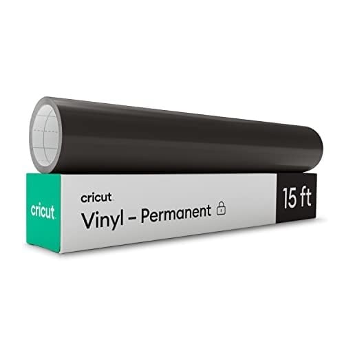 Cricut 2006840 Premium Kalıcı Vinil, Siyah, 12