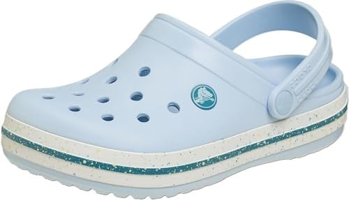Crocband Clog K Benekli Bantlı Mavi Çocuk Terlik