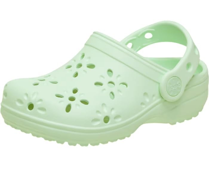 Crocs Classic Floral Cut Out Clog K Ev TerliğiUnisex Çocuk - Seçenekler: 8 UK Child, 19/20 EU, 23 EU, 24/25 EU, 27/28 EU, 28 EU...