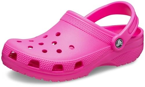 Crocs Üniseks yetişkin klasik terlik, kadınlar ve erkekler için terlik, Pembe Ezmek, 38/39 EU