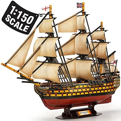 CubicFun 3D 189 Parça Puzzle HMS Victory Donanma Gemisi