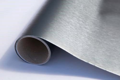 d-c-fix Çelik gri yapışkan folyo, kendinden yapışkanlı plastik folyo, gri, 67,5 cm x 1,5 m