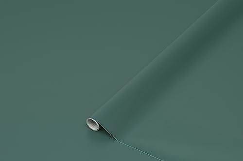 d-c-fix Yapışkan folyo, tek renk, ipeksi mat, mallard yeşili, kendinden yapışkanlı folyo, su geçirmez, mobilya, masa, dolap, kapı, mutfak cephesi için gerçekçi dekorasyon, mobilya folyosu, dekoratif