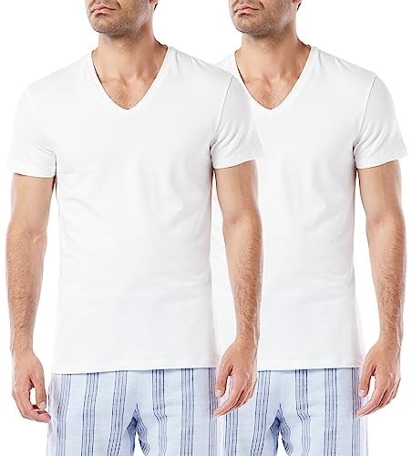 Dagi Erkek D5030 Compact V Yaka T-shirt 2'li, Pamuk