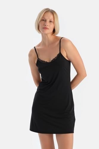 Dagi Kadın 4014Kc İnce Askılı Dantelli Jupon Elbise, Örme