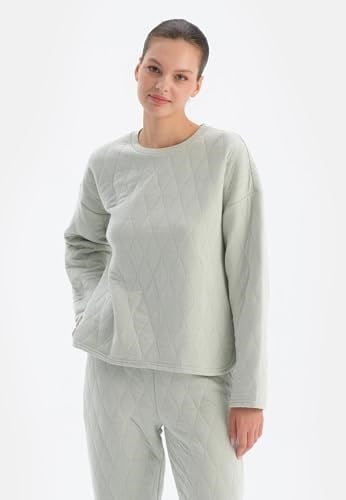 Dagi Kadın Kapitone Pijama Üstü, Örme