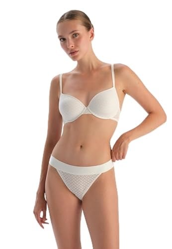 Dagi Kadın Premium Dantelli Ve Lastik Detaylı Brazilian Külot, Örme