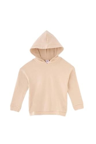 Dagi Kız Çocuk Kapüşonlu Sweatshirt, Pamuklu, Örme