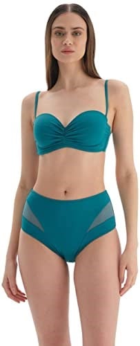 Dagi Straplez Kaplı Bikini Üst Siyah, 23SW82003GB