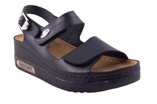 Dagoster DZA37-3014 Siyah Günlük Ortopedik Kadın Sandalet SİYAH 39