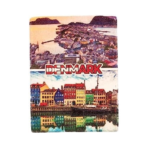 Danimarka Temalı Taş Magnet